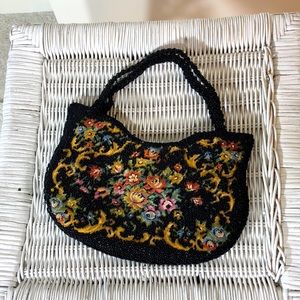 Magid Beaded Tapestry Purse